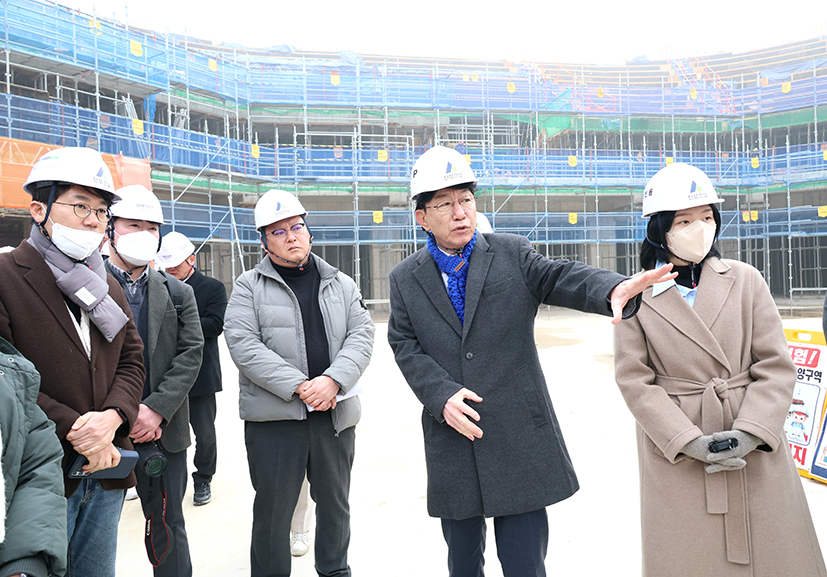 복합스포츠타운 현장방문