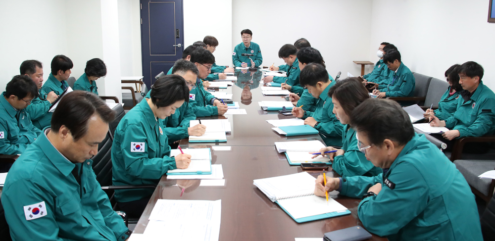 전주리싸이클링타운 사고관련 긴급 간부회의