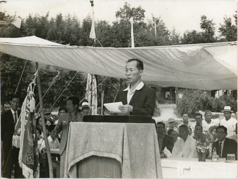 계룡리 합굿(기접놀이)선포식 사진