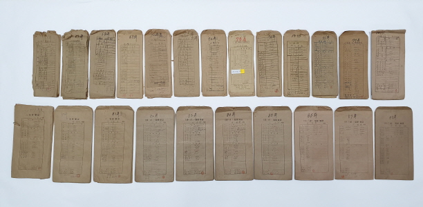 월급봉투 및 내력서(1966년 10월~2006년 6월)