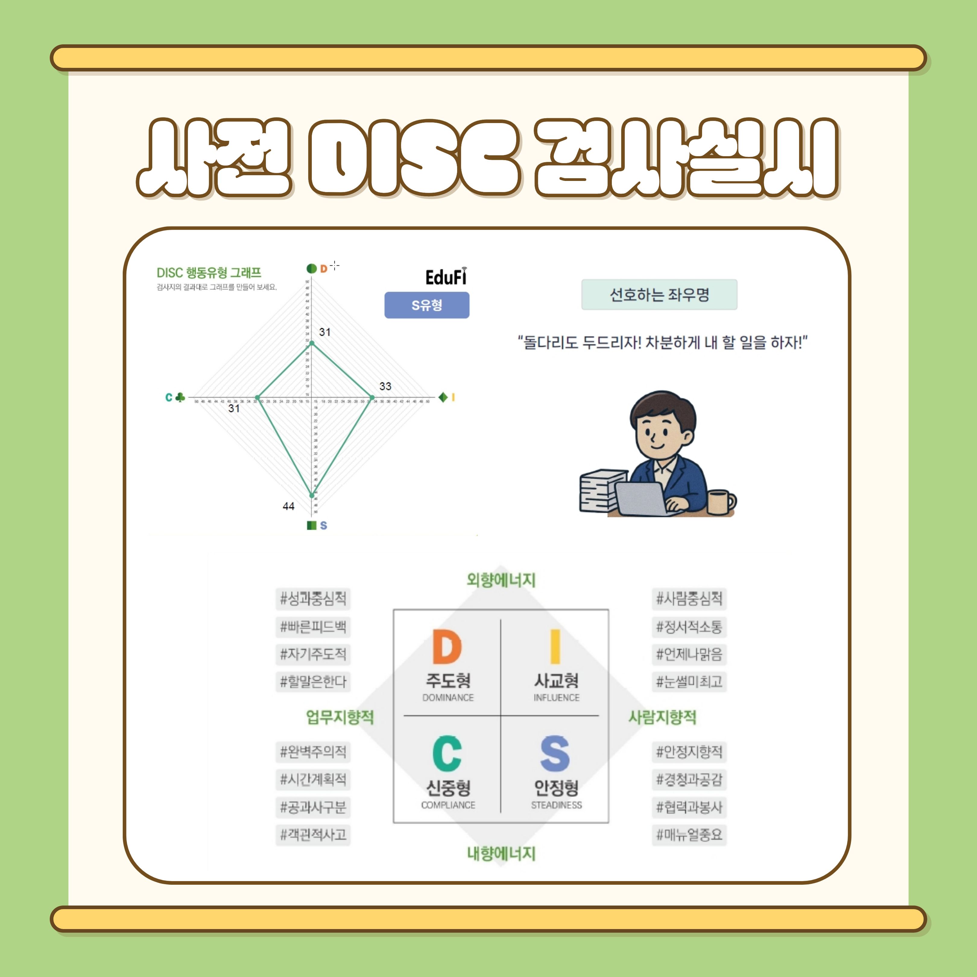 [청년이음전주] 4월 자신감·자기효능감 회복 프로그램(DISC)