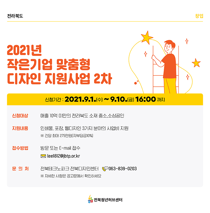 2021 작은기업 맞춤형 디자인 지원사업 2차