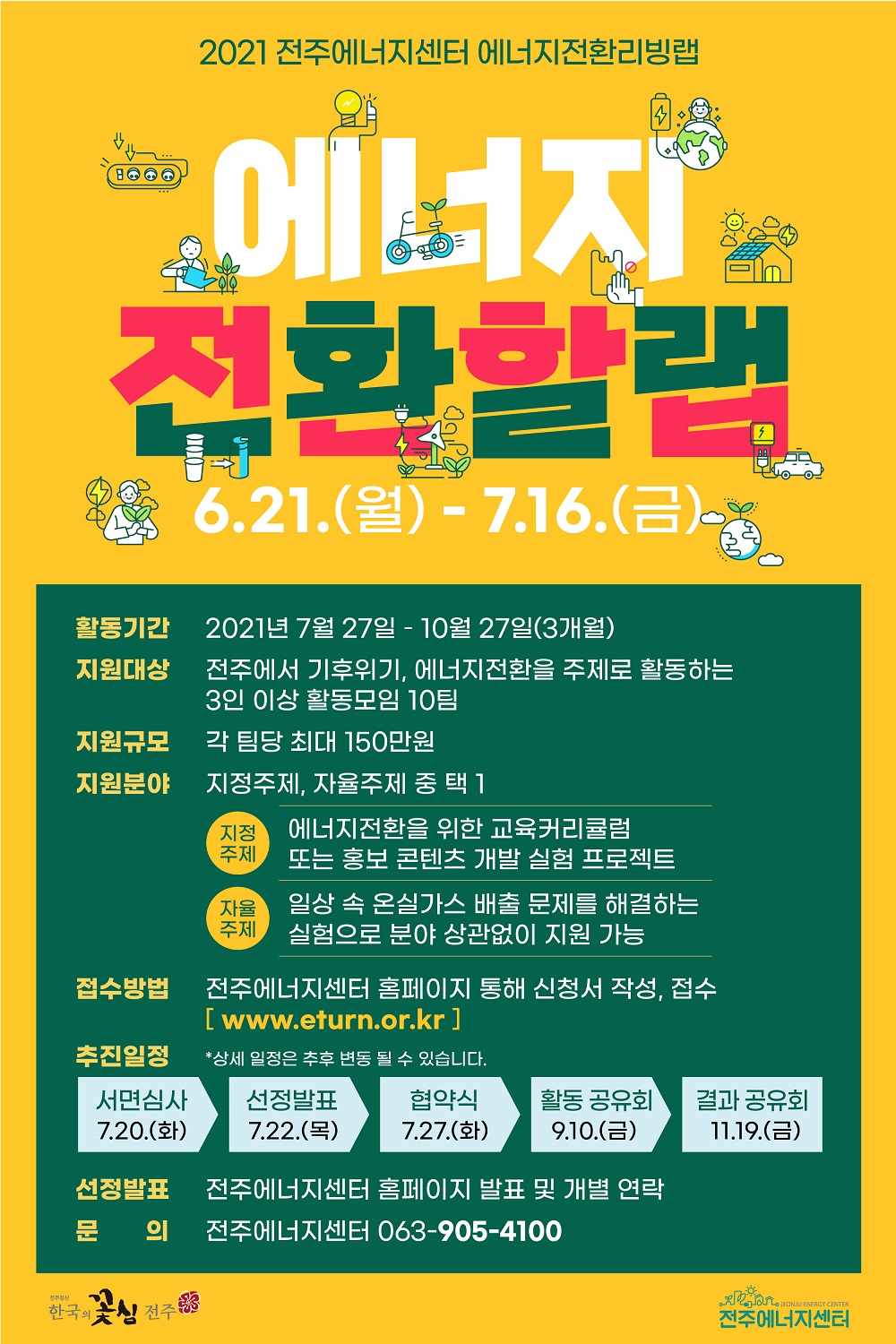 2021 에너지전환 리빙랩 지원사업 모집공고