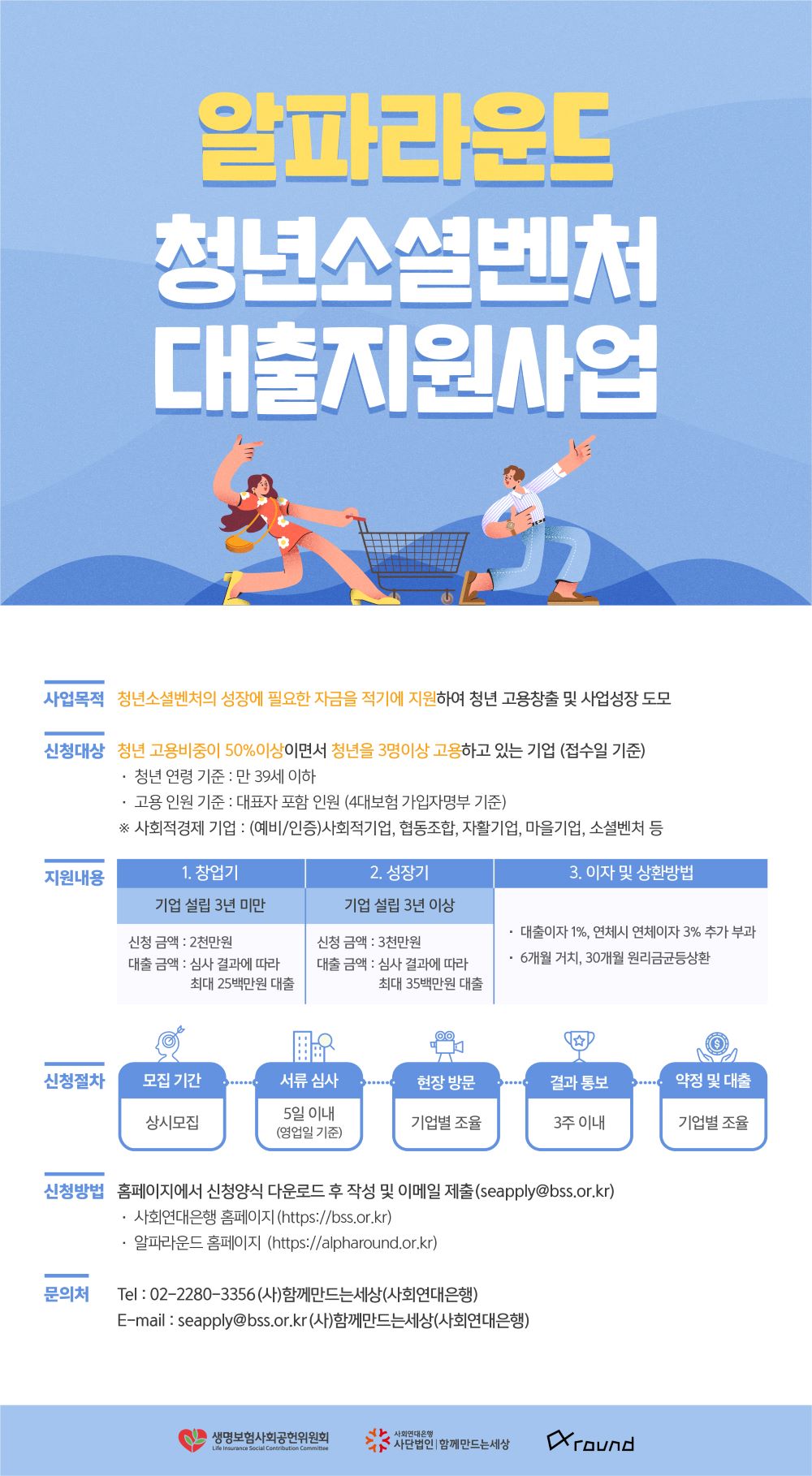 알파라운드 청년소셜벤처 대출지원사업