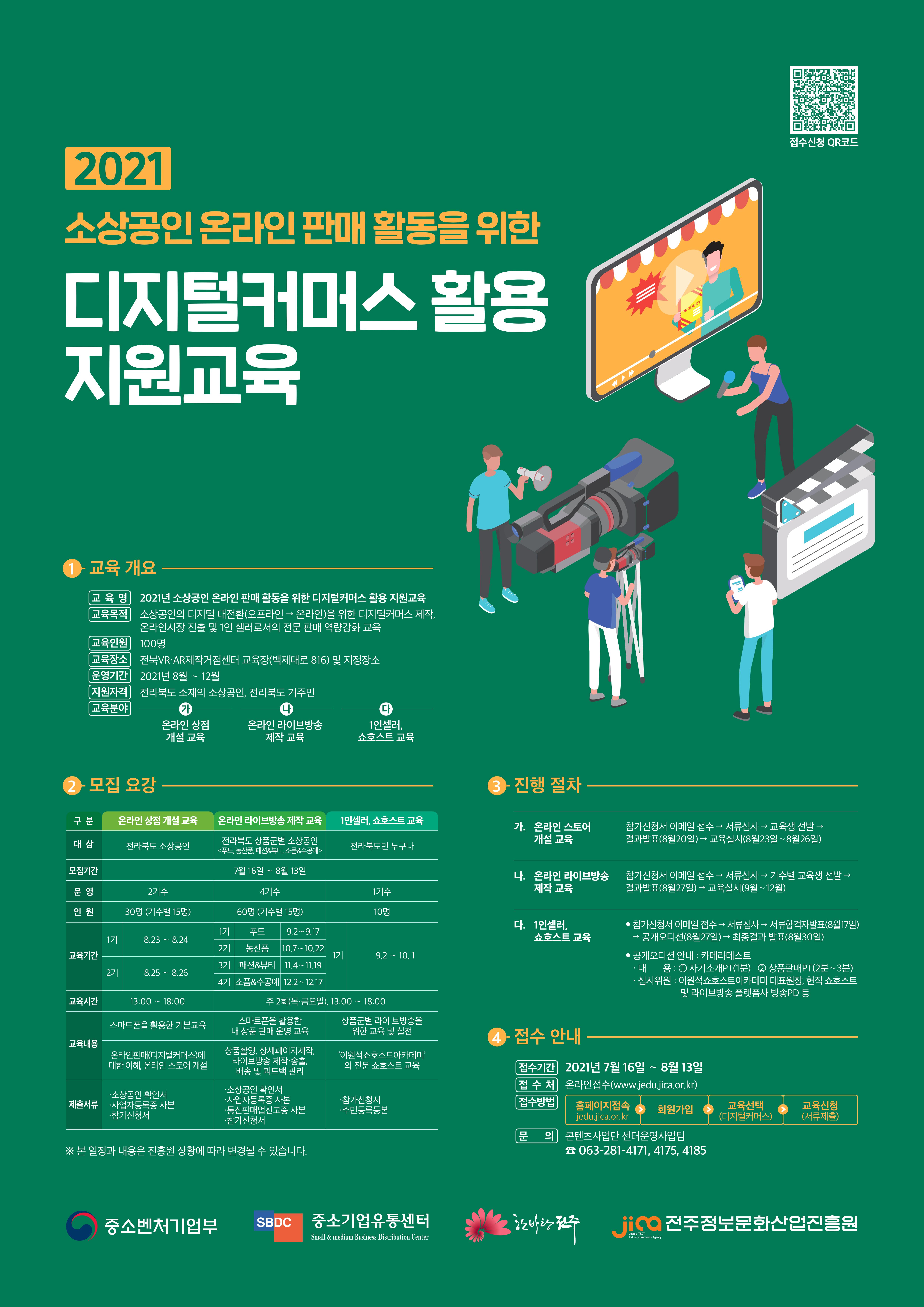 2021년 소상공인 온라인 판매 활동을 위한 디지털커머스 활용 지원교육