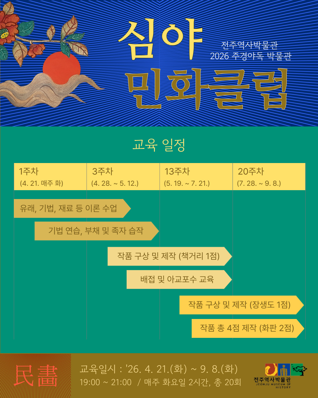 [교육] 2026 주경야독 박물관 「심야 민화 클럽」